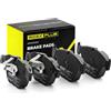 RIDEX PLUS 402B0553P Set d'assale Kit pastiglie freni Anteriore con clip pistone Compatibilità con BMW 5 Sedan F10