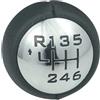 Hgsnvs Pomello Leva Cambio con Cuffia Per Peugeot Per 3008 407 5008 807 307 308 Per Citroen Per C4 Pomello Del Cambio A 6 Marce