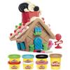 Play-Doh Builder, Mini residenza di Pan di Zenzero, attività manuali, Kit di Costruzione, Set per Tutte Le Stagioni con 8 vasetti Bambini e Bambine dai 5 Anni in su