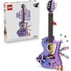 LEGO Editions La Chitarra Bicolore di Olivia Rodrigo - Kit di Modellismo 3D con 2 Minifigure, Stelle e Farfalle - Decorazione da Cameretta - Regalo Musicale per Ragazze e Fan da 14 Anni in su - 43031