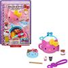 Mattel Hello Kitty Cofanetto Ciocco-Campeggio con 2 Mini Personaggi, Blocco per Appunti e Accessori, Giocattolo per Bambini 3+Anni,GVB29