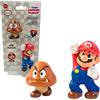 Bizak Super Mario Splashers per il bagno Mario e Goomba, personaggi morbidi che lanciano acqua, giocattoli da bagno per bambini, set di 2 personaggi ufficiali Nintendo, +2 anni (30693906-1)