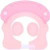 FUNOMOCYA Cuffia da Bagnetto in Silicone Regolabile Cappello Shampoo Protettivo per Occhi e Orecchie Cappellino Doccia Leggero e Confortevole Rosa per Ragazzo Ragazza