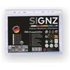 SIGNZ Buste per brochure (DIN A5, 100 my), 100 pezzi, trasparenti e neutre, prodotte in Germania