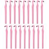 MIAO YUAN 20 penne gel rosa fenicottero simpatico regalo per bambini, donne, colleghi, hostess e fidanzata, ottime forniture per feste e forniture scolastiche, inchiostro nero (0,5 mm)