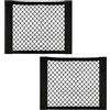 EINESIN Rete Portaoggetti Tasca Organizer, Rete Baule Auto per Car Sedile Groceries, Tasca Telo Protettivo Mesh Net per Universale per SUV, Truck di Auto (2 pezzi), 30 x 25 cm