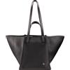 DUDU Borsa Donna a Spalla in Vera Pelle Made in Italy, Shopper Tote Bag Elegante, Doppio Manico, Pelle Pieno Fiore o Scamosciata - Borsa a Mano Capiente per Lavoro e Tempo Libero Nero