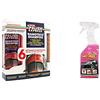 Ma-Fra Mafra H0420 Kit Polish Express, Shampoo per Auto, con Formula Nanotech, Dona Lucentezza e Protezione Fino a 6 Settimane & Last Touch Express, Cera Liquida per Carrozzeria Auto