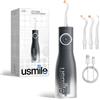 usmile C30 Idropulsore Senza Fili Irrigatore Orale Capacità 300ML | 5 livelli di pressione, Pulizia profonda, Ugelli forma di S per bretelle e gengive sensibili, USB-C IPX7 per Viaggi a Casa