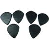 Dunlop 471R3S Max Grip Jazz Iii Stiffo Nylon - Set di 6 plettri per chitarra, colore: Nero