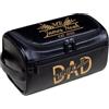 Aiebill Beauty case da uomo in pelle personalizzata, personalizzabile con nome/iniziale, regalo per marito, papà, fidanzato, testimoni dello sposo, festa del papà, anniversario, Natale