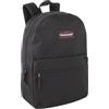 Trail maker Zaino classico vintage per adulti e bambini con spallacci imbottiti regolabili | Borse per la scuola per ragazze e ragazzi, Nero, L, Classico