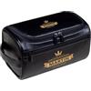 Aiebill Kit Dopp in pelle monogrammata per uomo, borsa da barba personalizzata, astuccio da viaggio personalizzato per testimoni dello sposo, fidanzato, papà, nonno, compleanno, Natale, festa del papà, Nero