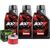 Motul Tagliando Olio Motul 300V 15W50 Per Honda TRX420 TM Fourtrax Rancher�2007>2013