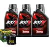 Motul Kit Tagliando Olio Motul 300V 15W50 Per Yamaha YXC700 VPS Viking EPS 2015>2017