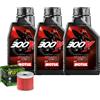 Motul Kit Tagliando Olio Motul 300V 15W50 + Filtro Per Arctic Cat 400 DVX TS�2006>2007