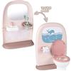 Smoby - Baby Nurse Toilet, +3 Anni, 2 in Uno, WC e lavabo, Bambola Non Inclusa