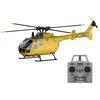 HomelivantaCo RC ERA C180 BO-105 RC Elicottero, giroscopio a 6 assi 6CH Motore brushless flusso ottico, altitudine in bilico, volo invertito con un solo tasto RTF per adulti principianti (giallo/3