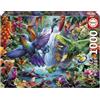 Educa - Puzzle da 1000 pezzi per adulti | Colibrì tropicali | Dimensioni: 68 x 48 cm | Età 14+ (20555)