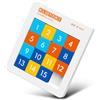 Yealvin Puzzle Klotski 4x4 numero scorrevole versione a 15 cifre ABS rompicapo puzzle scorrevole giocattolo tangram puzzle intelligenza (colore macaron)