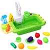 Generico Giocattolo Per Lavello Da Cucina Per Bambini - Lavello Da Gioco Elettrico Con Acqua Corrente | Set Da Cucina Per Giochi Di Ruolo In ABS Con Rubinetto E | Giochi D'imitazione FantasiosiGiocat