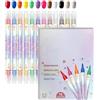 Zouwel Set di 12 penne per unghie 3D per bambini, senza UV, asciugatura rapida, accessori per nail art