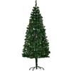 HomCom Albero di Natale Artificiale 180cm con Palline e Decorazioni in PVC, Ferro|Aosom