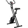 HOMCOM cyclette da casa pieghevole cyclette da casa cyclette pieghevole cyclette allenamento Nero 41 × 86 × 112cm