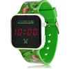MINECRAFT Accutime Orologio LED per bambini, verde, Minecraft