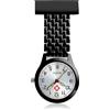 talNite Nurse Fob Watch with Glow in The Dark Quartz Movement,Stainless Steel Adjustable Date Clip-on Pocket Watch for Doctors,Paramedics,and Medical Professionals,Water Resistant Hanging Lapel Pin