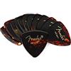 Fender 346 Plettri Heavy Tortoise Shell per Chitarra 12x | Plettri rigidi tartarugati, ideali per chitarra elettrica e rock, grip sicuro, suono preciso, 12x plettri spessi