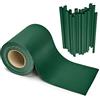 Garronda Strisce frangivista in PVC 19 x 35 cm con Clip di Fissaggio, Ombreggiante per Recinzione da Recinzione Giardino e ringhiera Balcone, Schermo Privacy Esterno GD-0173 Verde RAL6005