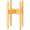 Rubberneck Supporto in bambù per Piante - Portavasi Regolabile - per Esterni e Interni - Beige