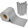 Garronda Strisce frangivista in PVC 19 x 35 cm con Clip di Fissaggio, Ombreggiante per Recinzione da Recinzione Giardino e ringhiera Balcone, Schermo Privacy Esterno GD-0173 Grigio RAL7040
