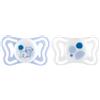 Chicco Succhietto PhysioForma Light 2-6M 2 pz in Silicone Extra Leggero - Azzurro