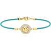 Michael Kors bracciale da Donna in ottone con chiusura ad anello a molla,Oro reale