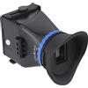 Wakects Mirino Fotocamera Lente di Ingrandimento Schermo LCD 3x Diottria Regolabile Ingrandito Riprese in Piena Luce Diurna con Vetro Ottico Paraocchi in Gomma Attacco 1/4in