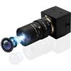 SVPRO Webcam USB 1080P Full HD con obiettivo zoom, teleobiettivo da 5-50 mm, messa a fuoco manuale con sensore Sony IMX323, H.264 0.01 lux per visione industriale a bassa luminosità, senza UVC
