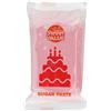 Sweet Value Sugar Paste Red 200 g: Pasta di Zucchero Nera, Fondente Liscio ed Elastico, per Copertura, Modellazione e Decorazione Torte e Dolci