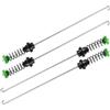 Generico Kit asta di sospensione, compatibile con Whirlpool, W11130362 | Adatto alla serie WTW5, alla serie 1102, alla serie MVW, alla serie CAW4; supporto vasca in metallo e plastica