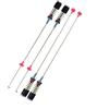 Generico Asta di sospensione per lavatrice, DC97-16350P DC97-16350Q | stabilizzatore antivibrazione da 670mm, metallo, 4 pezzi, supporto cestello WA22R7450AW(698mm)