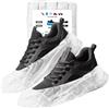 TYGA Store Copriscarpe usa e getta in plastica bianca, antiscivolo, antipolvere, impermeabili, per interni, esterni, tappeti, pavimenti, pioggia, stivali, sicurezza, ciclismo, resistente, Taglia unica