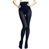 SENTELEGRI, Collant semi opachi modello 3D, bellissimi, 40 denari, Nero , L