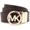 Michael Kors Cintura reversibile da donna, 1,25 pollici, accessorio alla moda per cintura per tutti i giorni, marrone, L, marrone, L