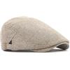 Dalababa Cappello Piatto da Uomo, Cappello Berretto Scozzesi Irlandese Estivo Regolabile Traspirante, Newsboy cap Moda Unisex da Baseball Golf Cabbie, 55-60 CM