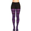 Simply Joshimo Collant da donna a righe colorate per Halloween, Natale e travestimenti, taglia unica (8-12), Nero & giallo, Etichettalia unica