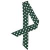 sourcing map Sciarpa sottile anni '50 a pois in vita lunga stretta sciarpa collo borsa accessorio, Verde militare a pois medi, S