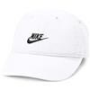 Nike Kids' Club Unstructured Futura Wash Cap, bianco, 2-4 anni