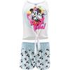 Disney Pigiama per Donna, T-Shirt e Pantaloncini Set da 2 Pezzi da Donna, Morbido Cotone, Pigiama di Topolino e Minnie per Donna e Ragazze | Taglia S - Blu