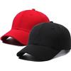UILYNIU 2 pezzi Cappellino da Baseball Rosso Nero per Uomo Donna Cappellini da Baseball in Cotone Cappelli da Sole Regolabili Cappello Sportivo Outdoor Cappelli da Uomo Cappello Nero Cappellino da
